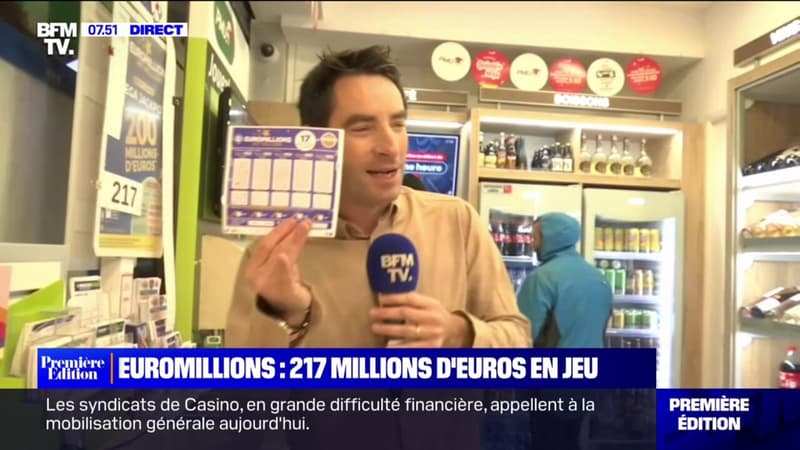 Euromillions: un jackpot de 217 millions d'euros en jeu ce mardi