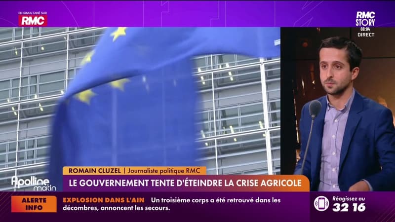 Le gouvernement tente d'éteindre la crise agricole
