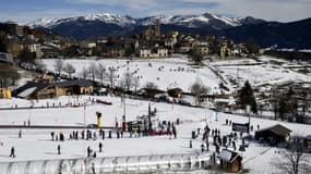 La station de ski Les Angles, le 4 février 2023 dans les Pyrénées-Orientales