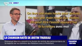 La chanson de campagne de Justin Trudeau est incompréhensible à cause d'une erreur de traduction