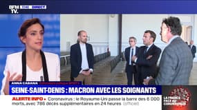Story 2 : Emmanuel Macron avec les soignants en Seine-Saint-Denis - 07/04