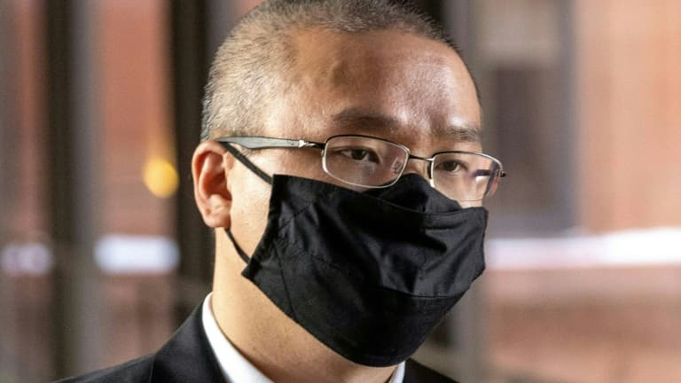 L'ancien policier Tou Thao le 11 janvier 2022 au tribunal fédéral de Saint-Paul, Minnesota