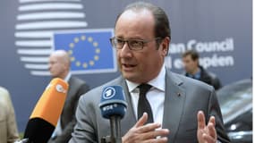 François Hollande à son arrivée au conseil européen le 15 octobre 2015.