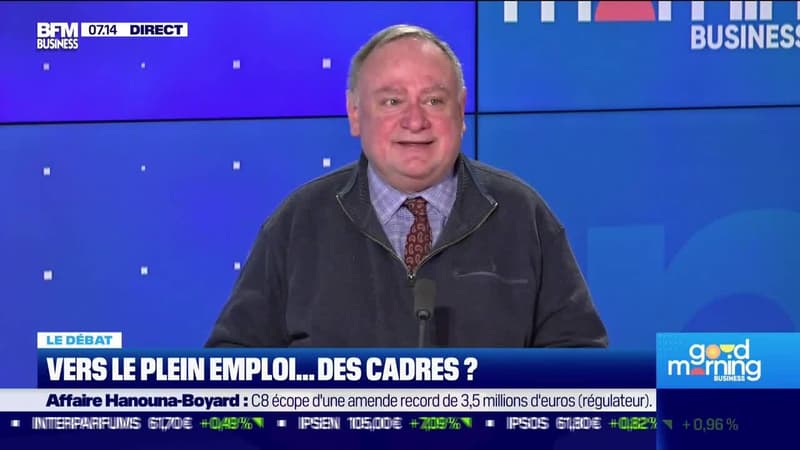 Nicolas Doze face à Jean-Marc Daniel : Vers le plein emploi ... des cadres ? - 10/02