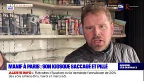Paris: un kiosquier témoigne après avoir vu son local saccagé et pillé