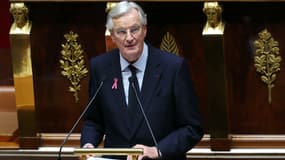 Michel Barnier le 1er octobre 2024 à l'Assemblée nationale