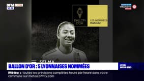 Cinq joueuses de l'Olympique Lyonnais en lice pour le Ballon d'Or