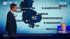 Météo Rhône: une journée nuageuse ce mercredi avec de rares pluies, 16°C à Lyon