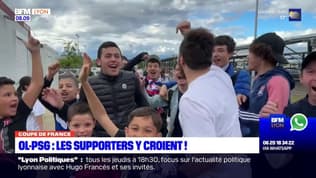 Coupe de France: les supporteurs lyonnais croient en la victoire