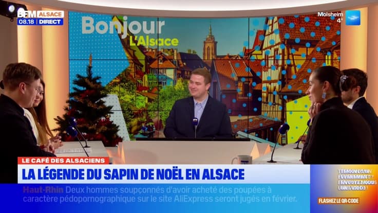 Le Café Alsacien: la légende du sapin de Noël en Alsace