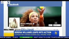 La course-poursuite de Serena Williams après un voleur