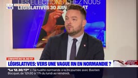 Kévin Mauvieux, député RN sortant de la 3e circonscription de l'Eure, explique le score du Rassemblement National aux européennes