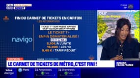Île-de-France: le carnet de tickets de métro, c'est désormais fini