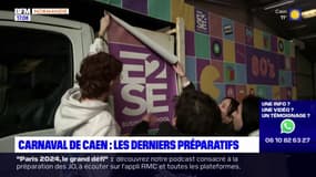 Carnaval de Caen: les derniers préparatifs avant le défilé