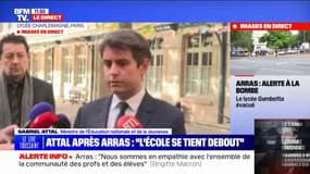 Alerte à la bombe à Arras: "C'est la 168e alerte à la bombe dans un établissement scolaire depuis la rentrée", affirme Gabriel Attal