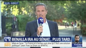 "Personne n'est dupe de la peur de Monsieur Benalla de répondre aux sénateurs", réagit Nicolas Dupont-Aignan
