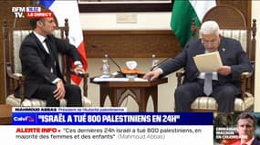 Mahmoud Abbas, président de l'Autorité palestinienne: "Nous invitons à l'établissement d'une coalition internationale pour faire la paix"