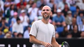 Adrian Mannarino au troisième tour de l'Open d'Australie, 19 janvier 2024