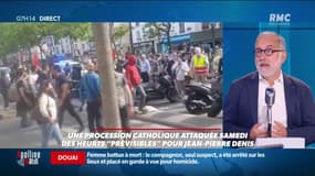 Catholiques attaqués à Paris:  Jean-Pierre Denis, écrivain et journaliste, estime que "c'était couru d'avance (...) Que la préfecture de Police n'ait pas vu cela venir est extrêmement bizarre"
