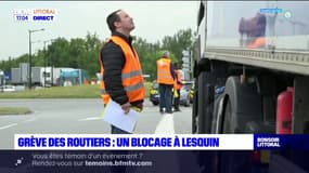 Lesquin : opération tractage pour les routiers en grève
