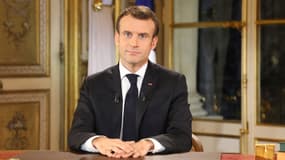 Emmanuel Macron, le 10 décembre. 