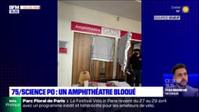 Paris: le principal amphithéâtre de Sciences Po occupé en soutien à Gaza, des étudiants dénoncent des actes antisémites