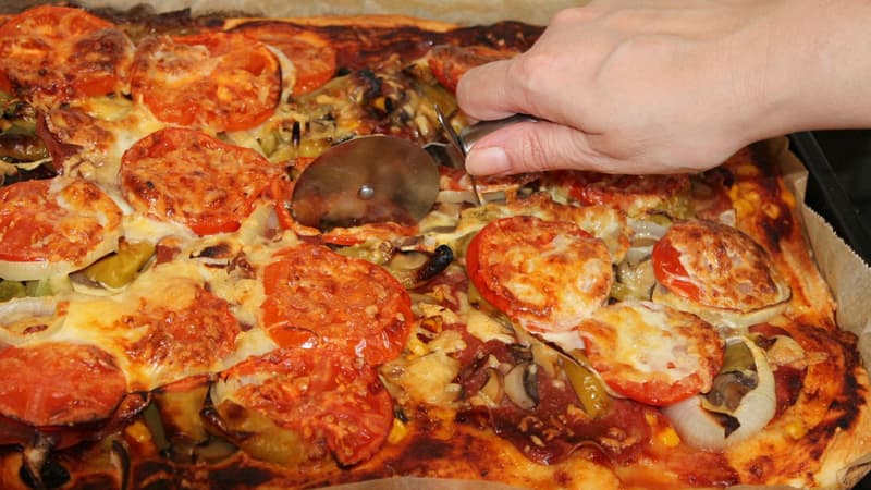 Une pizza (image d'illustration)
