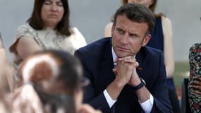 Emmanuel Macron à Marseille (Bouches-du-Rhône), le 2 juin 2022