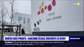 Grève des profs: aucune école ouverte à Évry-Courcouronnes