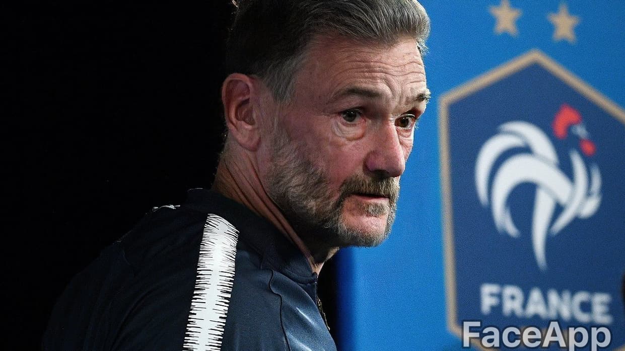 Hugo Lloris avec FaceApp