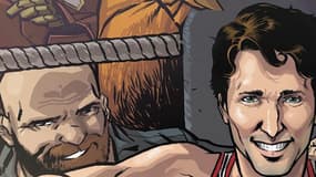 Le Premier ministre canadien, Justin Trudeau, en couverture du comic Marvel "Civil War: Choosing sides"