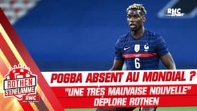 Pogba absent à la Coupe du monde ? "Une très mauvaise nouvelle" déplore Rothen