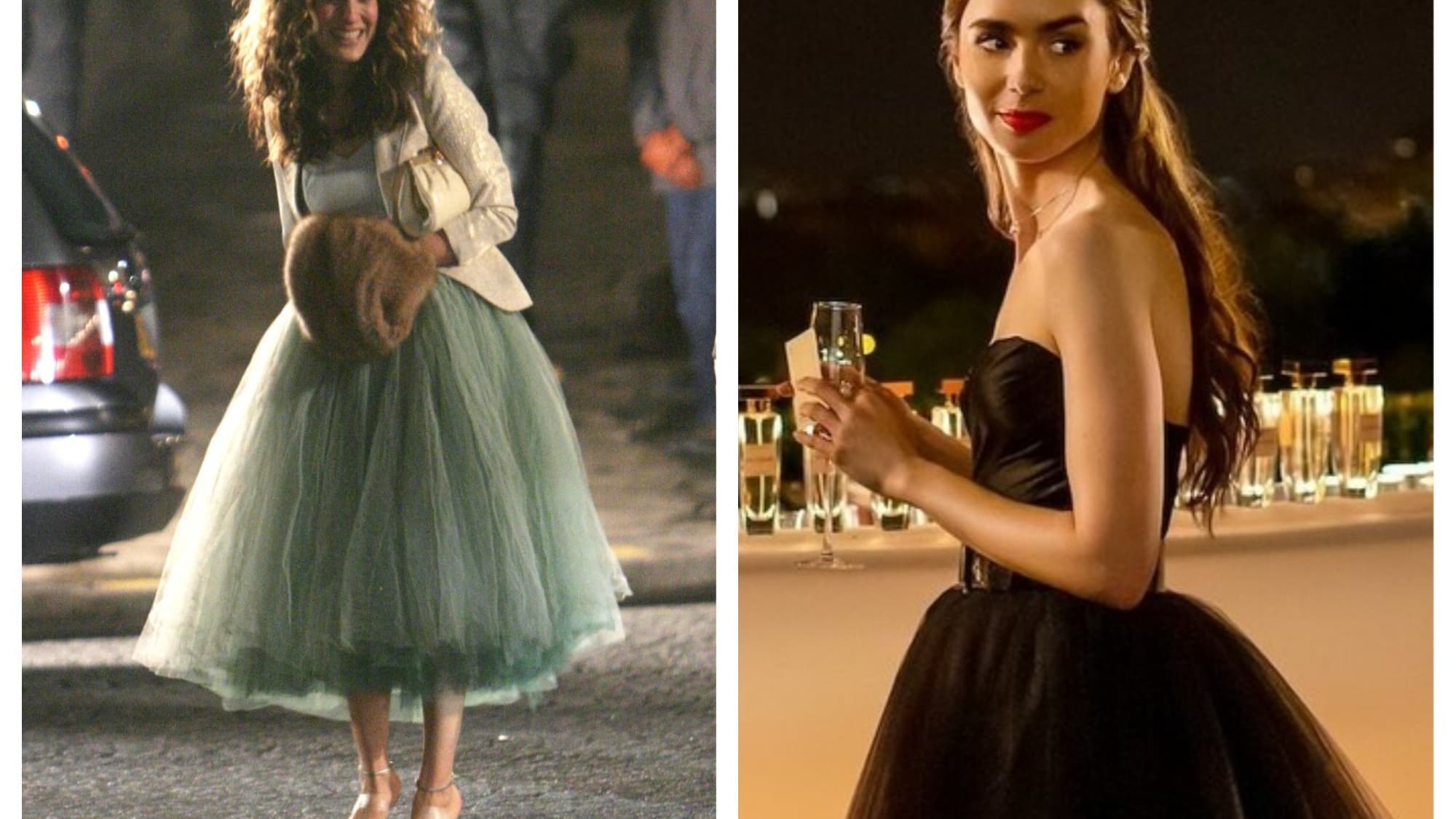 Carrie Bradshaw et sa jupe en tulle / Emily Cooper et sa jupe en tulle Carrie Bradshaw et sa jupe en tulle / Emily Cooper et sa jupe en tulle