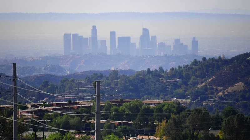 Los Angeles sous une couche de pollution le 17 octobre 2017