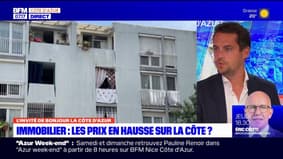 Côte d'Azur: Simon Gautron, négociateur chez Century 21 Lafage, mentionne une "forte chute" de l'offre