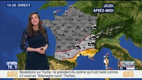 La météo pour ce jeudi 12 janvier 2017