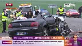 Une sexagénaire roule à contresens sur l'A16, deux morts
