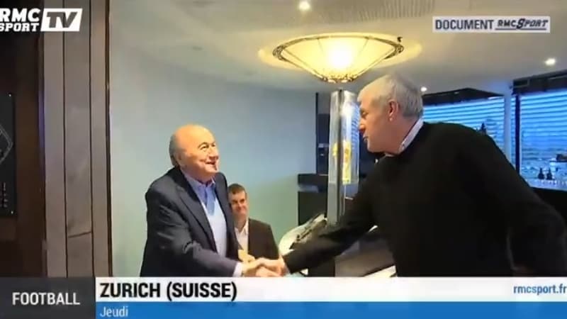 Sepp Blatter et Luis Fernandez
