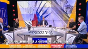 Drapeaux en berne pour le pape : "La France est un pays laïc" 