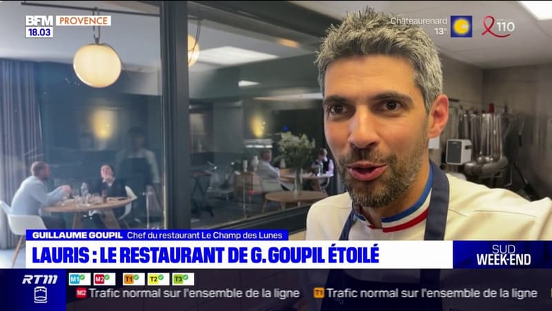 Vaucluse: le chef Guillaume Goupil a reçu sa première étoile Michelin pour son restaurant Le Champ des Lunes