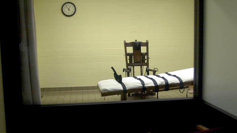 Une salle de mise à mort dans l'Ohio, en août 2001. 