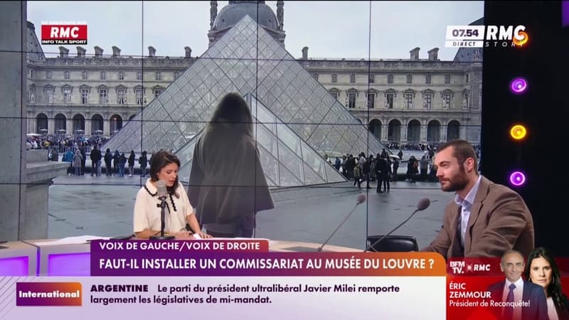 Voix de droite - Faut-il installer un commissariat au musée du Louvre?