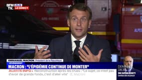 Emmanuel Macron: "Le virus circule plus vite depuis plusieurs semaines (...) on doit aller vers plus de restrictions" dans certaines régions