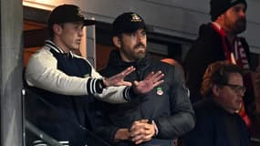 Ryan Reynolds et Rob McElhenney, propriétaires de Wrexham, le 22 avril 2023