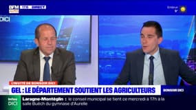Gelées noires: Gérard Tenoux, vice-président des Hautes-Alpes promet un "geste de solidarité" pour les agriculteurs