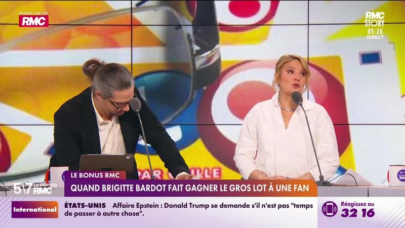 Le bonus RMC : Quand Brigitte Bardot fait gagner le gros lot à une fan - 04/02