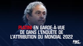 Platini en garde-à-vue de dans l'enquête de l'attribution du Mondial 2022