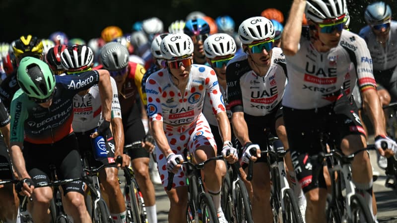 Les coureurs sur la 2e etape du Tour de France le 5 juillet 2026 2315449