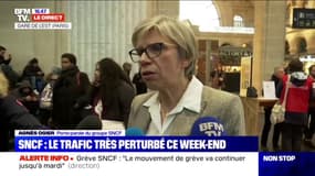 SNCF: "Mardi, nous présenterons un plan de transports garanti jusqu'au dimanche 22 décembre" (porte-parole)