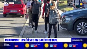 Craponne: les élèves en galère de bus